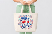 Happy 4th of July Sublimation PNG, a Seasonal Illustration by Canvas Craft (Thumbnail 4 of 6)