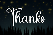 Starnight | Script Font, a Handwritten Font by Scratchones (Thumbnail 9 of 9)