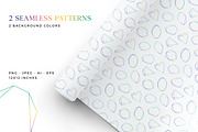 20 Rainbow Geometric Frames, a Decorative Illustration by ChicGraphix (Thumbnail 2 of 11)