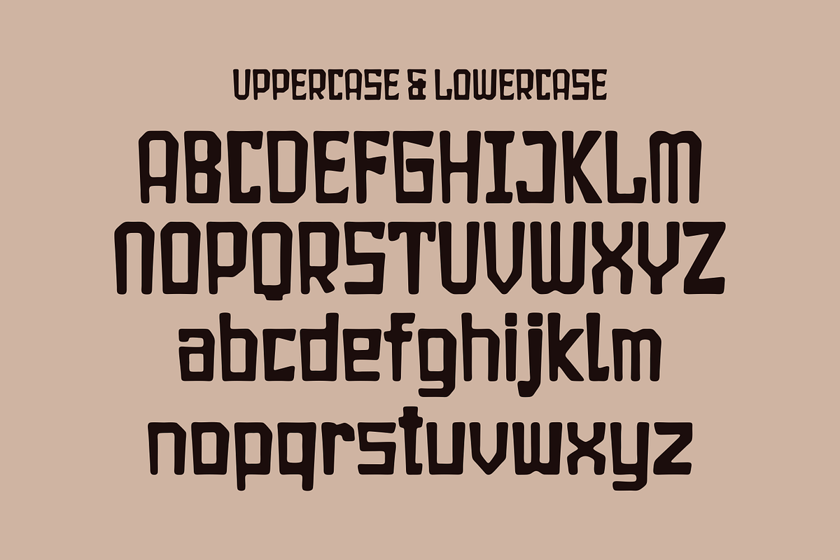 Sajog - Display Font, a Sans Serif Font by lelevien (Photo 2 of 4)