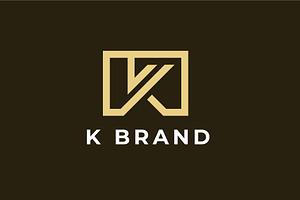 Letter K Monogram Logo