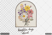 Boho Flowers Motivational Bundle, an Illustration by Actual Pixel (Thumbnail 12 of 21)