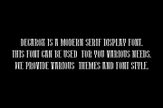 Decarox - Luxury Bold Font, a Serif Font by Iqsiart Studio (Thumbnail 3 of 7)