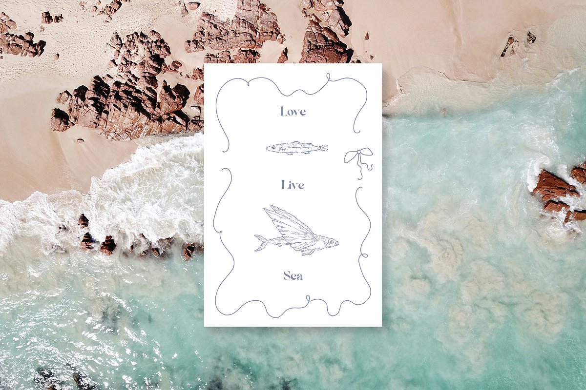 Coastal Line art collection, an Object Graphic by Kreker Kate (Photo 5 of 5)