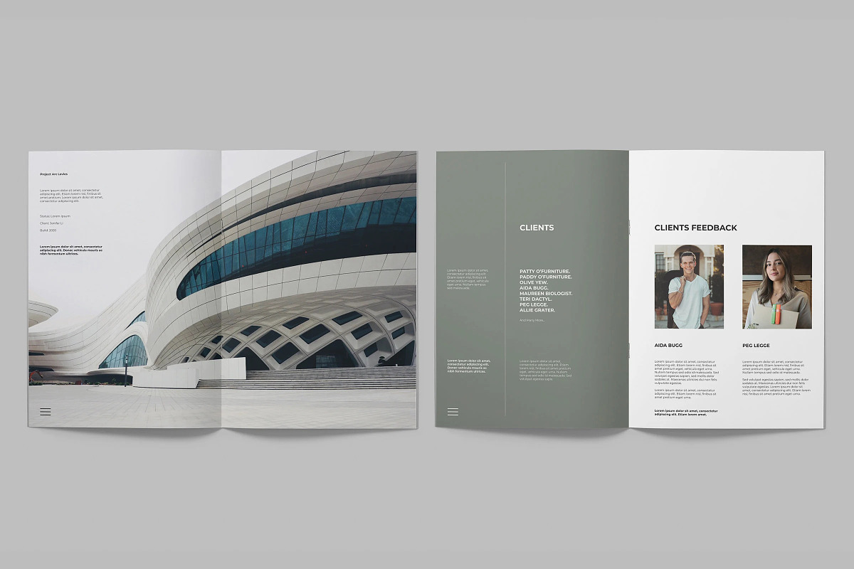 Architecture Portfolio, a Brochure Template by Template Shop (Photo 5 of 9)