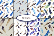 Watercolor BOHO feather DIY_4, an Object Graphic by Peace ART (Thumbnail 7 of 7)