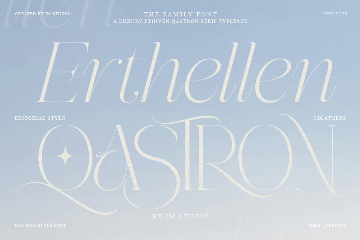 Ethiven Qastron | 10 Font Style, a Serif Font by IM Studio (Photo 8 of 12)