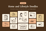 465 Home and Lifestyle Doodle Icons, an Outline Icon by Vectors Market (Thumbnail 1 of 14)