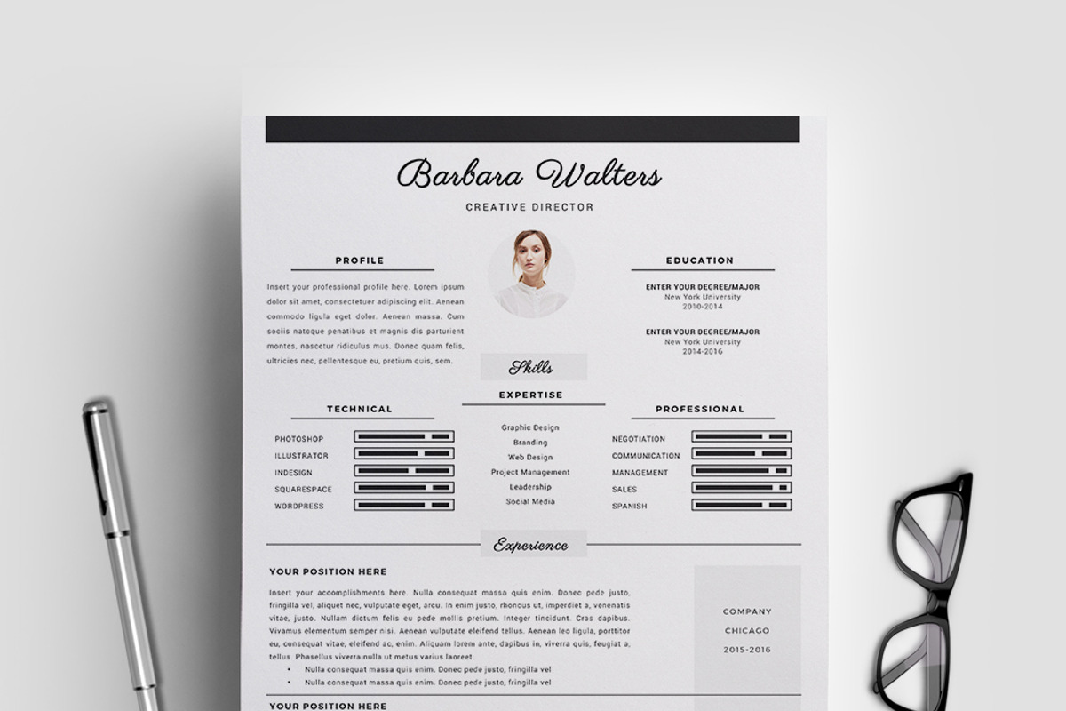 Creative Director Resume Template/CV, a Templates & Theme by Resume21 (Photo 1 of 5)
