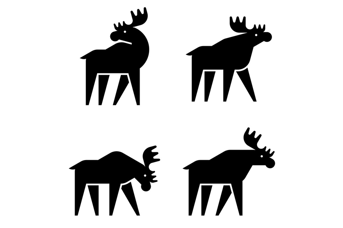 Moose Logo, a Graphic by NataliiaVolyk (Photo 3 of 6)