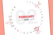 Calendar 2022 Circle Design, a Stationery Template by WORAKAMON Design Studio (Thumbnail 3 of 5)