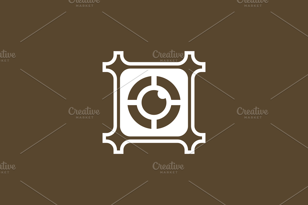 modern star lens vision frame logo, a Branding & Logo Template by ...