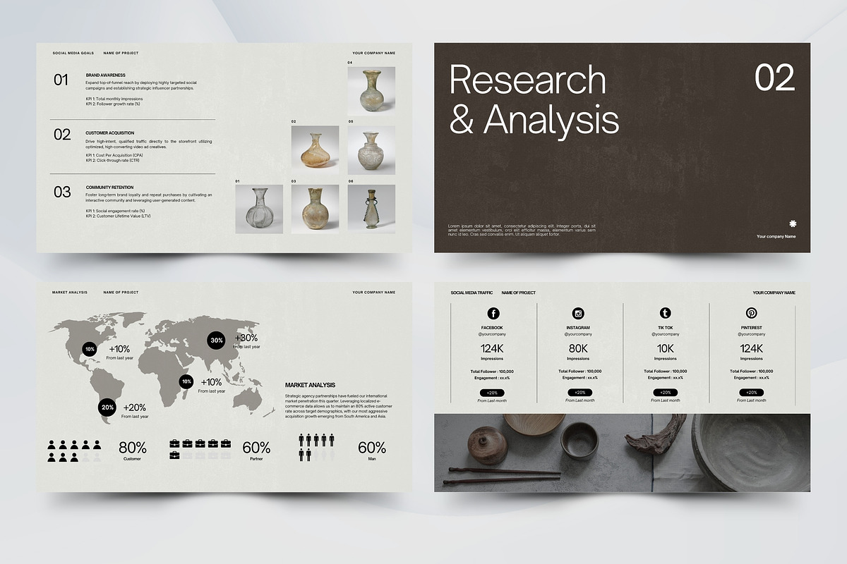 Marketing Research Presentation Deck, a Presentation Template by Pani Temp. (Photo 5 of 14)
