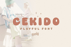 Cikedo Font, a Font by BodigStd