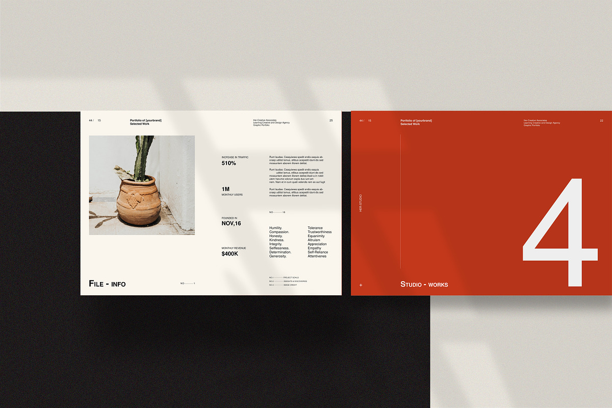 Portfolio and Resume, a Brochure Template by S A N D Y (Photo 6 of 10)