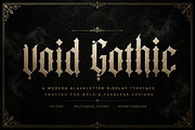 Void Gothic, a Blackletter Font by Wow Magic (Thumbnail 1 of 5)