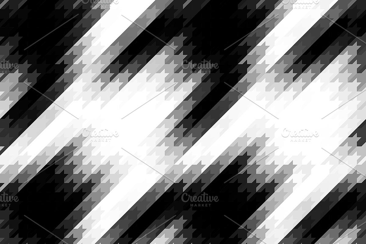 10 houndstooth patterns, a Pattern Graphic by tkdesign (Photo 5 of 11)