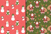 Christmas Santa Village Pattern, a Pattern Graphic by CreativeChristiana (Thumbnail 9 of 9)