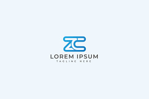 ZC letter logo, a Branding & Logo Template by vectplus