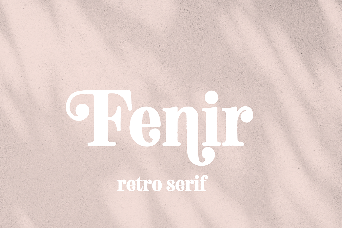 Fenir Elegant Serif Font, a Serif Font by Creative Foundry (Photo 1 of 10)