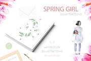 Spring Girl, a Person Illustration by Knysh Ksenya (Thumbnail 5 of 8)