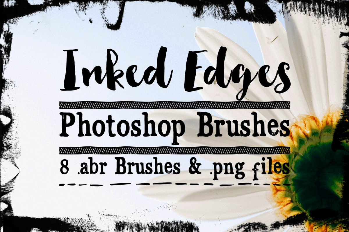 Inked Edge Photoshop Brushes preview 5