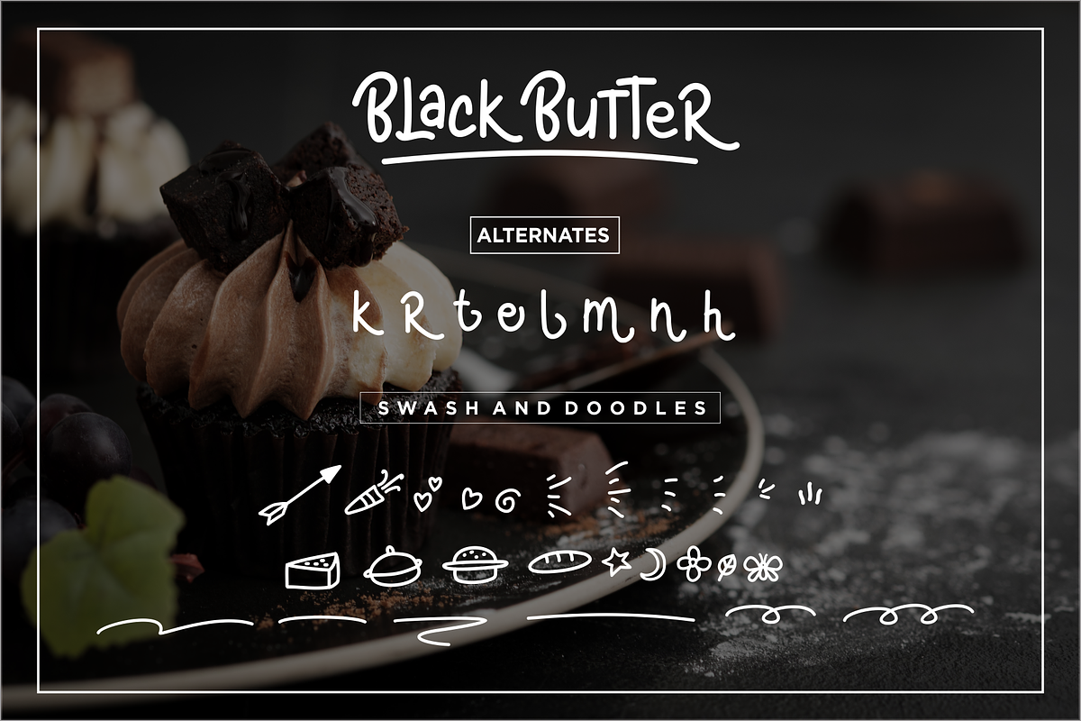 Black Butter - Playful Font preview 8