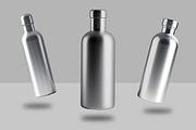Three Metal Water Bottles Mockup, a Product Mockup by CreativeShaper (Thumbnail 2 of 2)