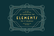 Art Deco Elements & Graphics, an Object Graphic by The Artifex Forge (Thumbnail 3 of 17)