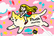 Plush Journey Procreate Brush Set, a Brush Add-On by itefan Studio (Thumbnail 1 of 2)