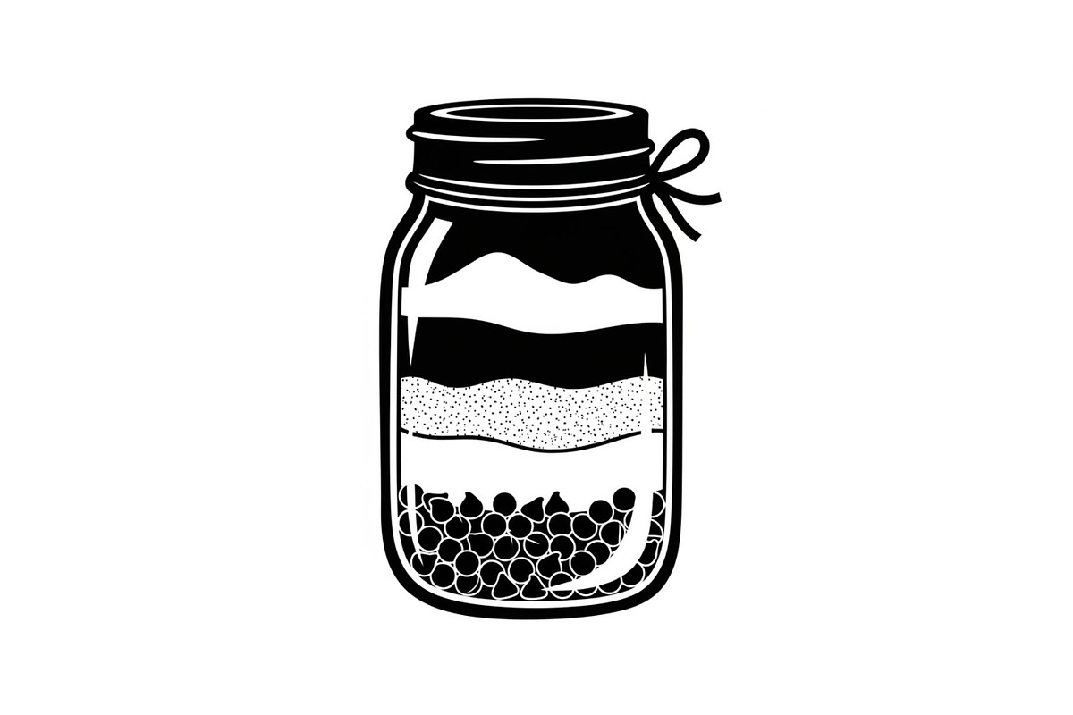 Layered Mason Jar Ingredients Bundle, an Illustration by yasushie (Photo 5 of 31)