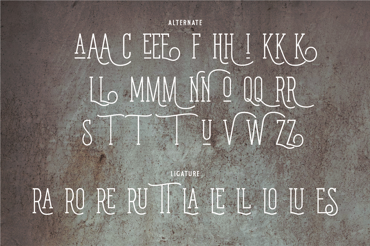 WESTERN STORY - Vintage Slab Serif, a Slab Serif Font by Havinkpen (Photo 6 of 7)
