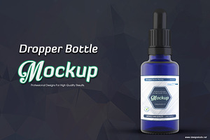 Dropper Bottle Mockup