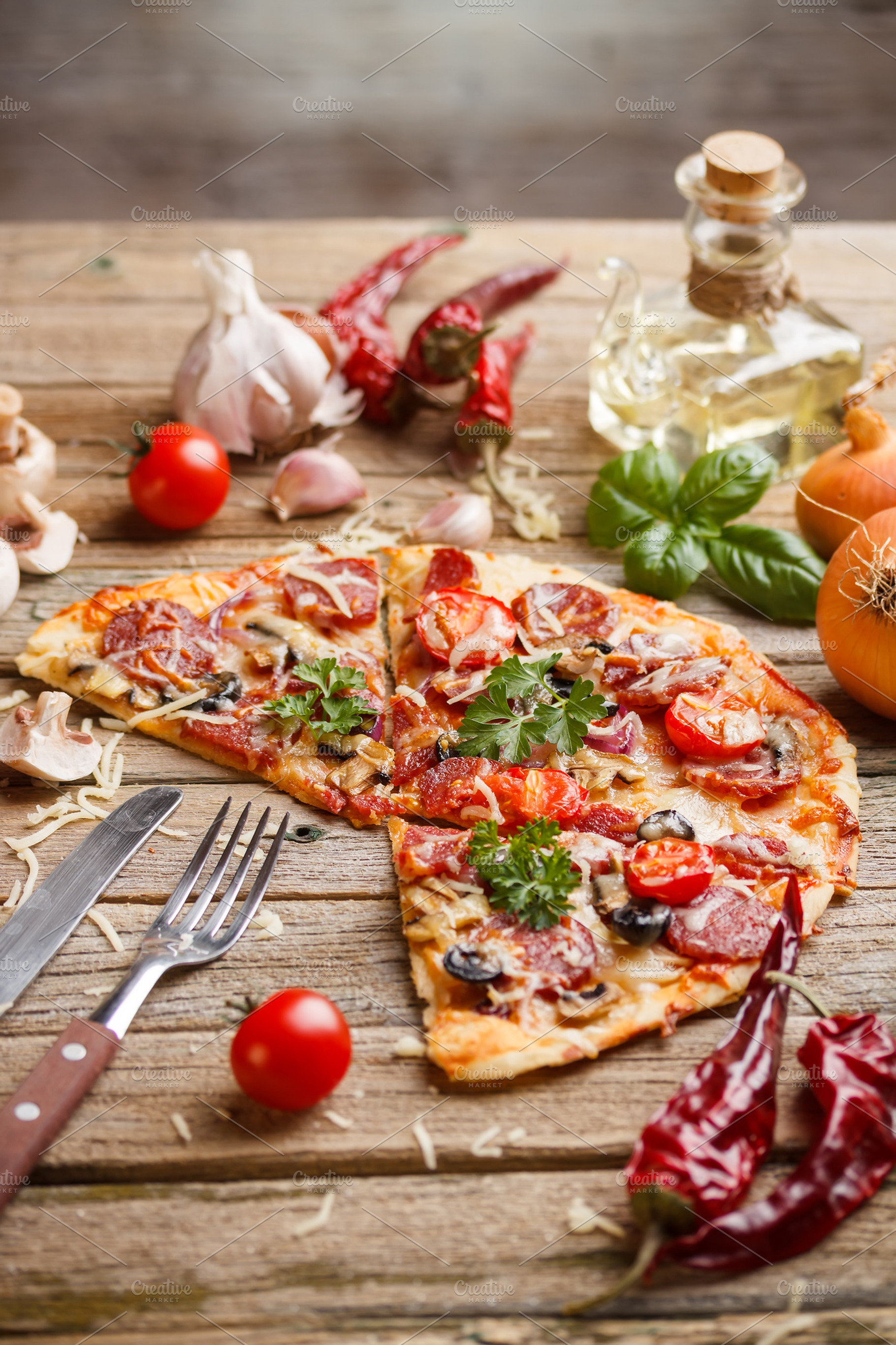 Delicious Italian Pizza Featuring Pizza Italian And Food