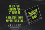 Violent Brave Brutalism Typeface, a Blackletter Font by alit design (Thumbnail 13 of 22)