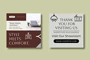 Modern Furniture Social Media Post, a Social Media Template by MightyDesign (Thumbnail 5 of 8)