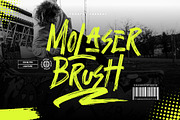 Molaser Brush - Ink Brush Font, a Handwritten Font by Dhabee (Thumbnail 1 of 16)