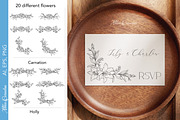 Fine Line Floral Borders SVG Bundle, a Decorative Illustration by CaraulanStore (Thumbnail 6 of 10)