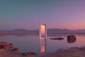 Sunset reflected on water, a Photo by Beautiful things