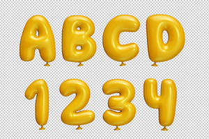 Yellow Balloon Font