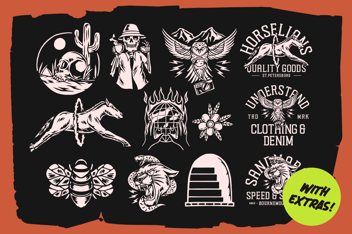 Death Stroke - Organic Slab Serif, a Slab Serif Font by Letterhend Studio (Photo 3 of 9)