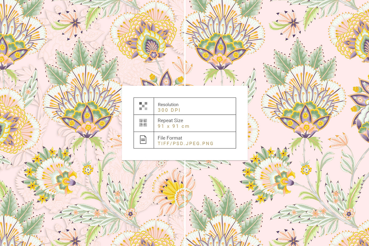 Royal Chintz Garden - Luxury Prints!, a Pattern Graphic by Pink Linen (Photo 5 of 15)