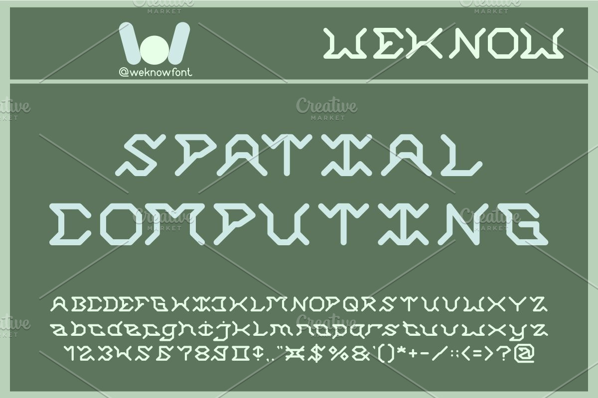 Wireless World font, a Font by weknow (Photo 4 of 8)