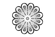 Black and White Mandala Patterns Set, a Decorative Illustration by NJ Himel (Thumbnail 77 of 101)