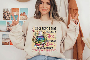 Books And Cat Graphichs