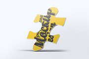 One Puzzle Piece Mock-Up, an Advertising Mockup by Se٧enStudio (Thumbnail 3 of 6)