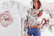 Watercolor Peony Collection, a Decorative Illustration by ollalya (Thumbnail 9 of 9)