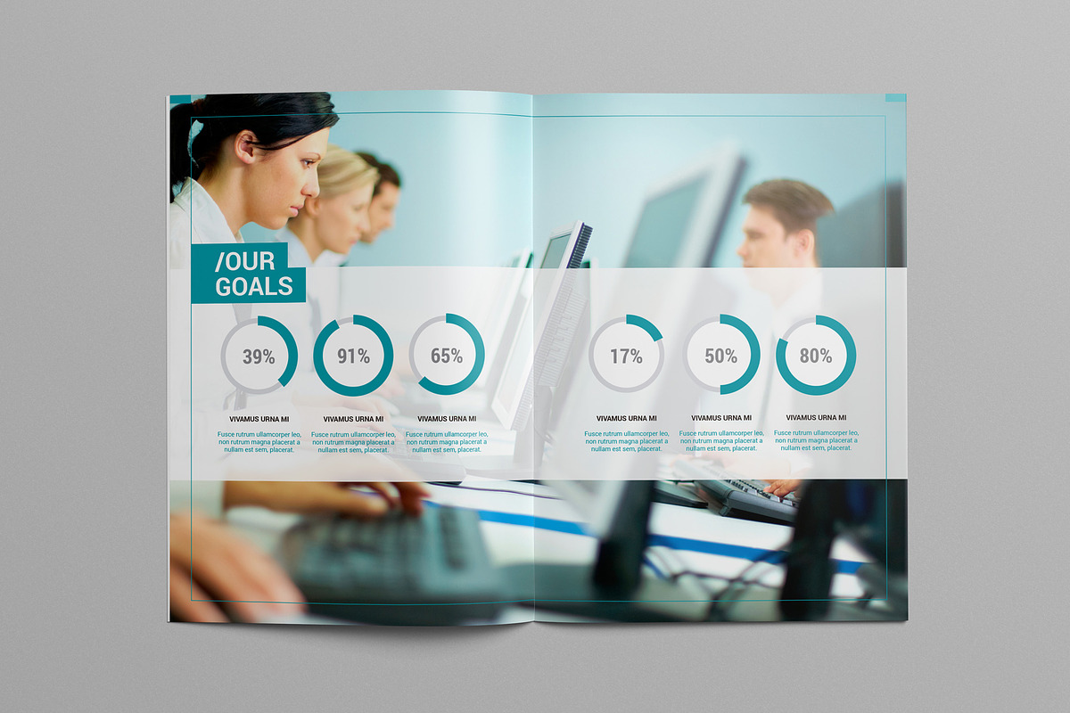 Multipurpose A4 Business Brochure, a Brochure Template by INTERARTIVITY (Photo 4 of 23)