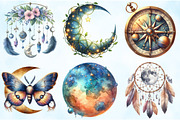 Mystic Dreamweaver Clipart, an Illustration by Craft Nest (Thumbnail 3 of 9)