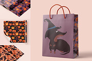 Halloween Dachshunds, a Seasonal Illustration by YuNa (Thumbnail 10 of 15)